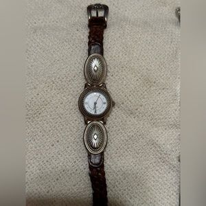 Leather watch